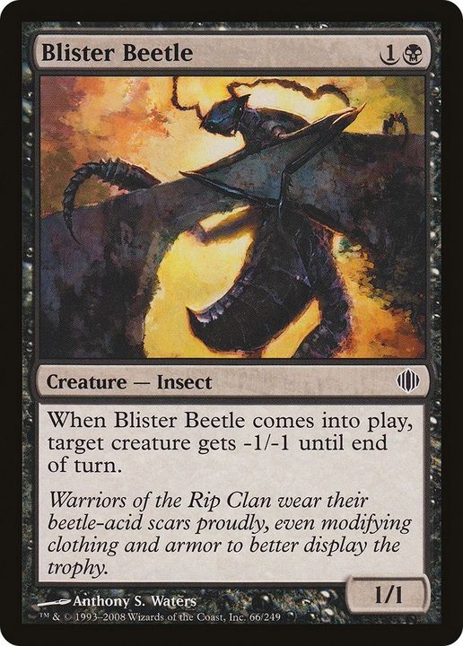 Blister Beetle in the group Magic the Gathering / Types / Colors / Black at Proxyprinters.com (46329)