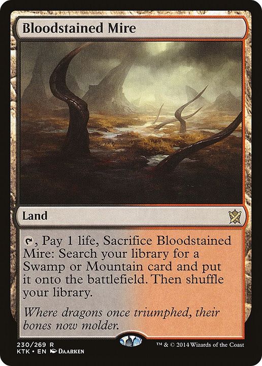 Bloodstained Mire in the group Magic the Gathering / Sets / Khans of Tarkir at Proxyprinters.com (46330)