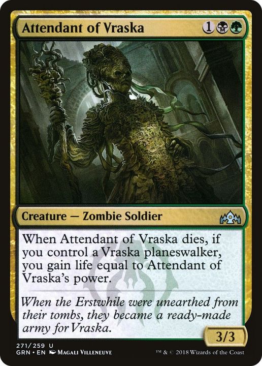 Attendant of Vraska in the group Magic the Gathering / Types / Colors / Multicolors / B, G at Proxyprinters.com (46336)