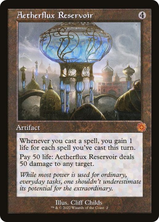 Aetherflux Reservoir in the group Magic the Gathering / Types / Artifacts / Artifact at Proxyprinters.com (46353)