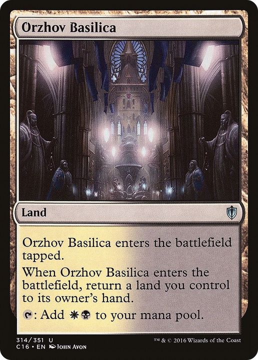 Orzhov Basilica in the group Magic the Gathering / Sets / Commander 2016 at Proxyprinters.com (46382)