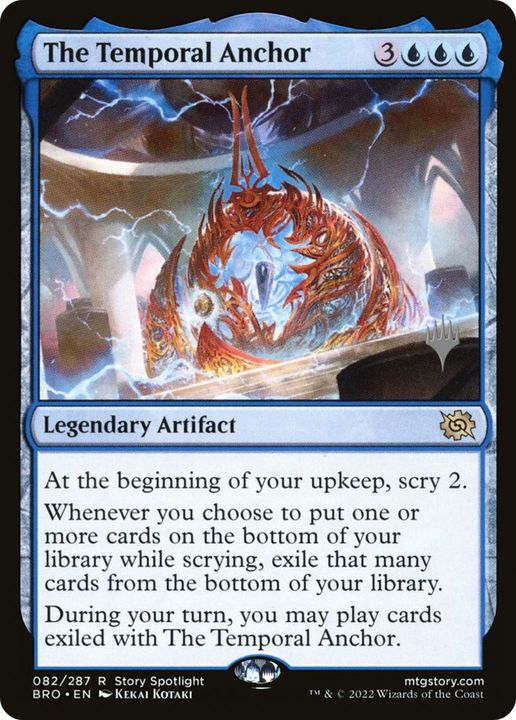 The Temporal Anchor in the group Magic the Gathering / Types / Artifacts / Legendary Artifact at Proxyprinters.com (46396)