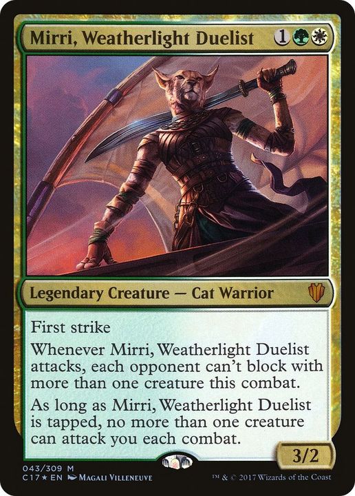 Mirri, Weatherlight Duelist in the group Magic the Gathering / Sets / Commander 2017 at Proxyprinters.com (46421)