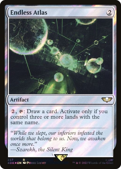 Endless Atlas in the group Magic the Gathering / Types / Artifacts / Artifact at Proxyprinters.com (46429)