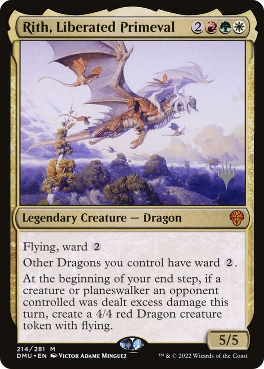 Rith, Liberated Primeval in the group Magic the Gathering / Types / Colors / Multicolors / G, R, W at Proxyprinters.com (46440)