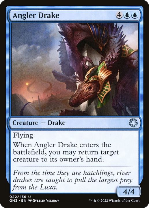 Angler Drake in the group Magic the Gathering / Types / Colors / Blue at Proxyprinters.com (46448)