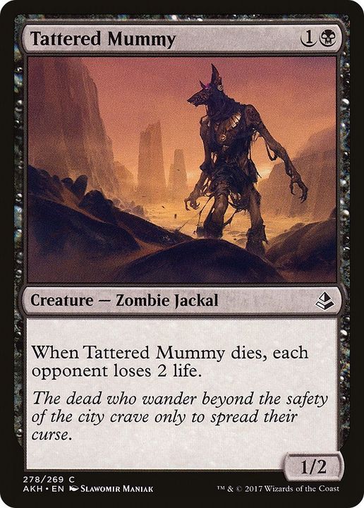 Tattered Mummy in the group Magic the Gathering / Types / Creatures / Zombie at Proxyprinters.com (46475)