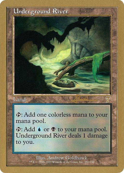 Underground River in the group Magic the Gathering / Sets / World Championship Decks 2001 at Proxyprinters.com (46484)