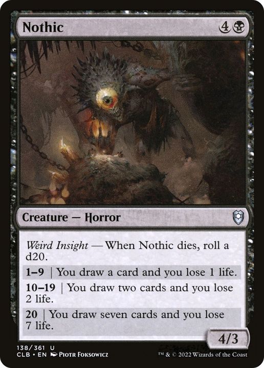 Nothic in the group Magic the Gathering / Sets / Commander Legends: Battle for Baldur's Gate at Proxyprinters.com (46485)