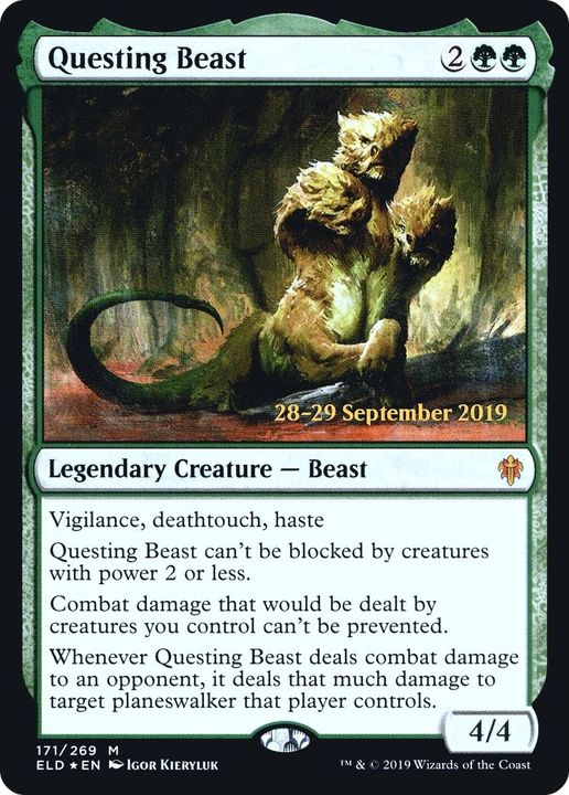 Questing Beast in the group Magic the Gathering / Sets / Throne of Eldraine Promos at Proxyprinters.com (46499)