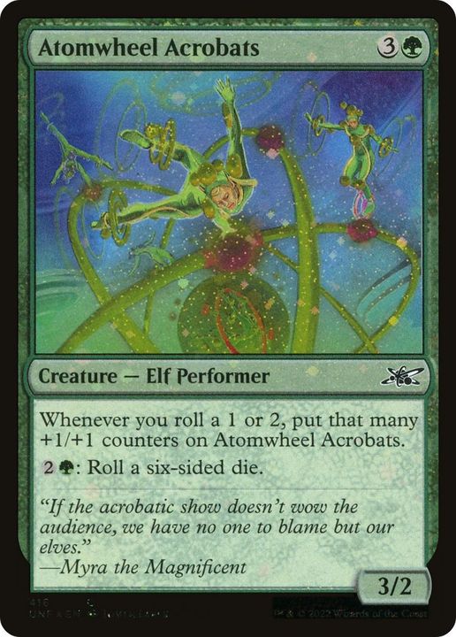 Atomwheel Acrobats in the group Magic the Gathering / Sets / Unfinity Sticker Sheets at Proxyprinters.com (46527)