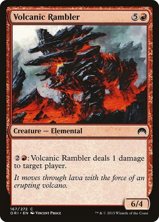 Volcanic Rambler in the group Magic the Gathering / Types / Colors / Red at Proxyprinters.com (46530)