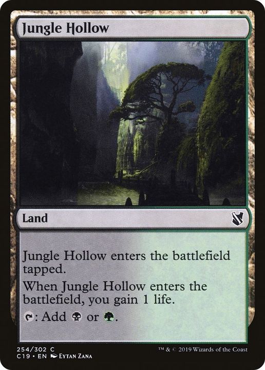 Jungle Hollow in the group Magic the Gathering / Sets / Commander 2019 at Proxyprinters.com (46532)