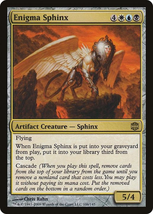 Enigma Sphinx in the group Magic the Gathering / Types / Colors / Multicolors / B, U, W at Proxyprinters.com (46559)