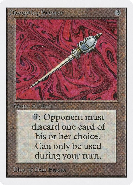 Disrupting Scepter in the group Magic the Gathering / Types / Artifacts / Artifact at Proxyprinters.com (4656)