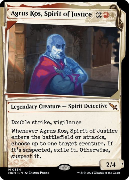 Agrus Kos, Spirit of Justice in the group Magic the Gathering / Types / Colors / Multicolors / R, W at Proxyprinters.com (46562)