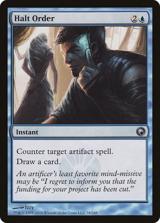 Halt Order in the group Magic the Gathering / Types / Colors / Blue at Proxyprinters.com (46589)