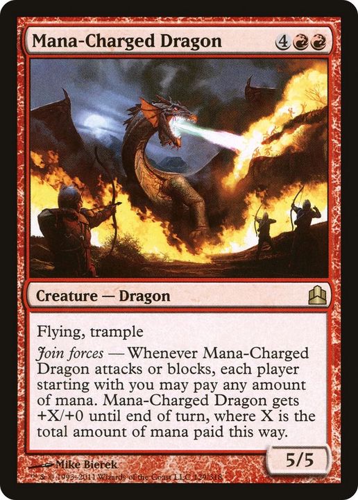 Mana-Charged Dragon in the group Magic the Gathering / Sets / Commander 2011 at Proxyprinters.com (4659)