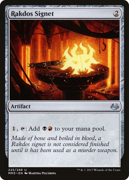 Rakdos Signet in the group Magic the Gathering / Types / Artifacts / Artifact at Proxyprinters.com (46593)