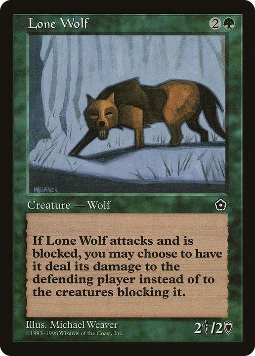 Lone Wolf in the group Magic the Gathering / Types / Colors / Green at Proxyprinters.com (46603)