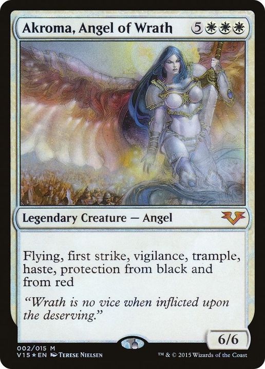 Akroma, Angel of Wrath in the group Magic the Gathering / Types / Colors / White at Proxyprinters.com (46645)