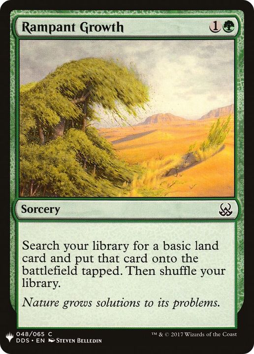 Rampant Growth in the group Magic the Gathering / Types / Colors / Green at Proxyprinters.com (46646)