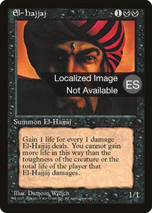 El-Hajjâj in the group Magic the Gathering / Types / Creatures / Wizard at Proxyprinters.com (46652)