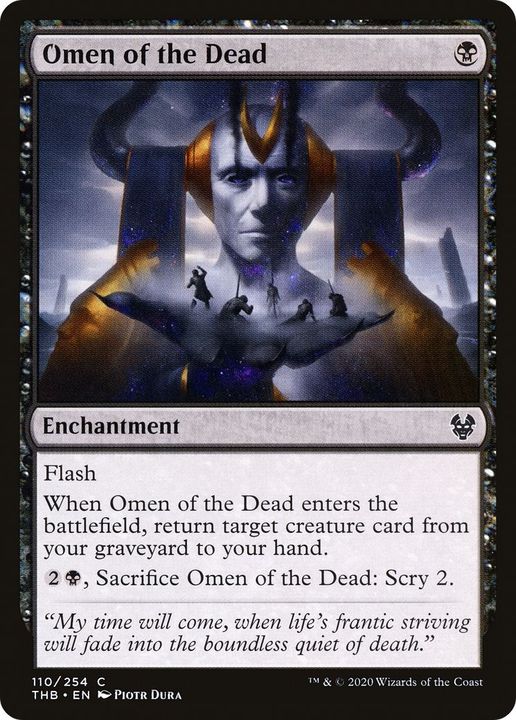 Omen of the Dead in the group Magic the Gathering / Types / Enchantment / Enchantment at Proxyprinters.com (46676)