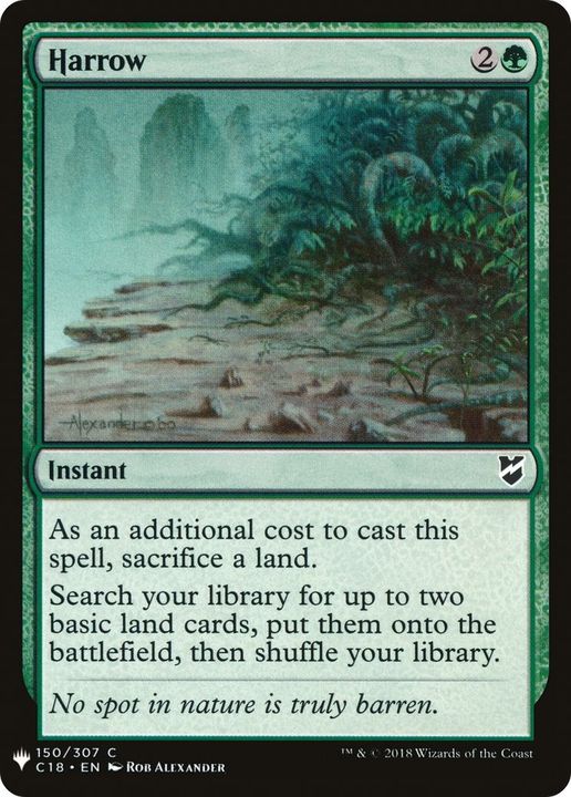 Harrow in the group Magic the Gathering / Types / Colors / Green at Proxyprinters.com (467)