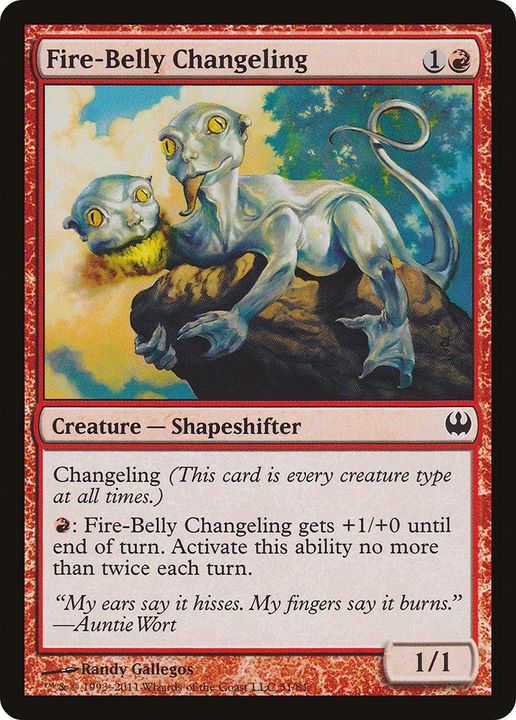 Fire-Belly Changeling in the group Magic the Gathering / Types / Colors / Red at Proxyprinters.com (46709)