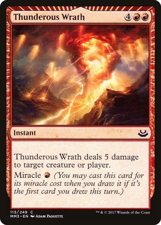 Thunderous Wrath in the group Magic the Gathering / Sets / Modern Masters Tokens at Proxyprinters.com (46714)