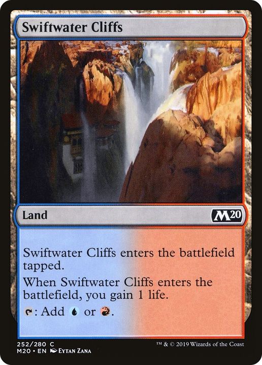 Swiftwater Cliffs in the group Magic the Gathering / Sets / Core Set 2020 at Proxyprinters.com (46725)