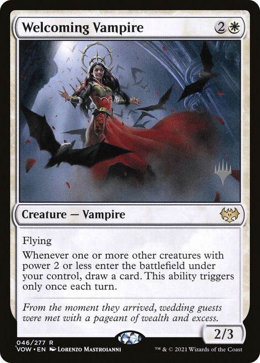 Welcoming Vampire in the group Magic the Gathering / Types / Colors / White at Proxyprinters.com (46739)