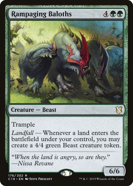 Rampaging Baloths in the group Magic the Gathering / Types / Colors / Green at Proxyprinters.com (46749)