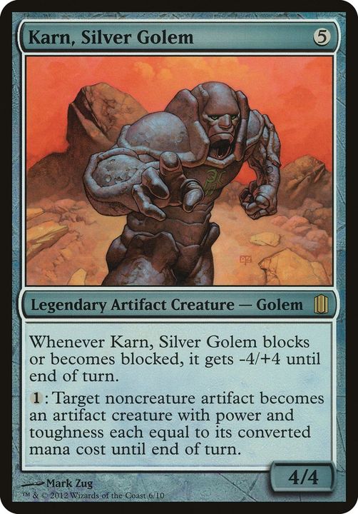 Karn, Silver Golem in the group Magic the Gathering / Sets / Commander's Arsenal Oversized at Proxyprinters.com (46763)