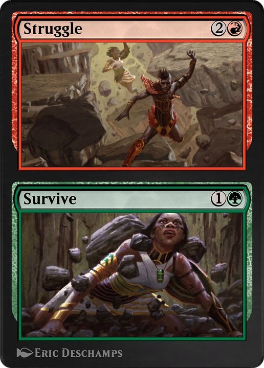 Struggle // Survive in the group Magic the Gathering / Sets / Amonkhet Remastered at Proxyprinters.com (46780)