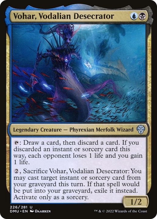 Vohar, Vodalian Desecrator in the group Magic the Gathering / Types / Colors / Multicolors / B, U at Proxyprinters.com (46792)