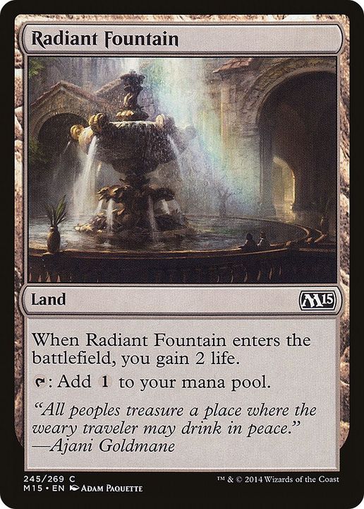 Radiant Fountain in the group Magic the Gathering / Types / Colors / Colorless at Proxyprinters.com (46823)