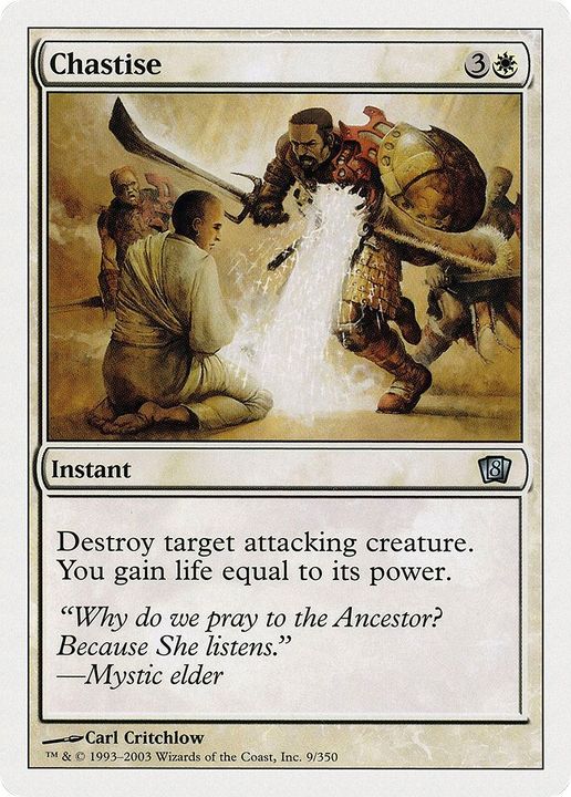 Chastise in the group Magic the Gathering / Types / Colors / White at Proxyprinters.com (46832)