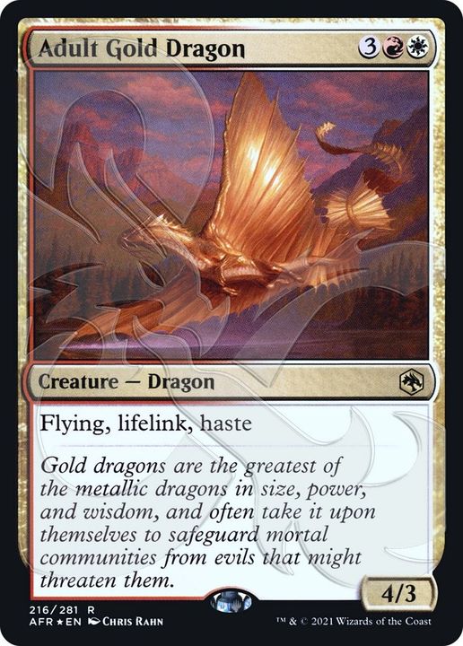 Adult Gold Dragon in the group Advanced search at Proxyprinters.com (46866)