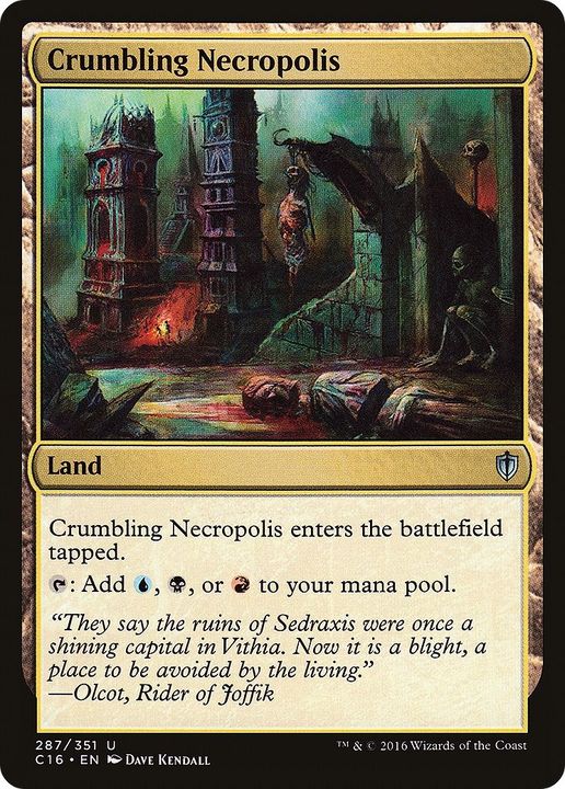 Crumbling Necropolis in the group Magic the Gathering / Types / Colors / Colorless at Proxyprinters.com (46868)