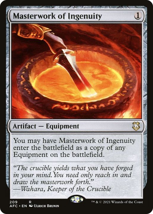 Masterwork of Ingenuity in the group Magic the Gathering / Types / Artifacts / Artifact at Proxyprinters.com (46875)