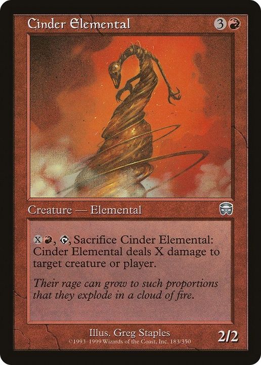 Cinder Elemental in the group Magic the Gathering / Types / Colors / Red at Proxyprinters.com (46876)