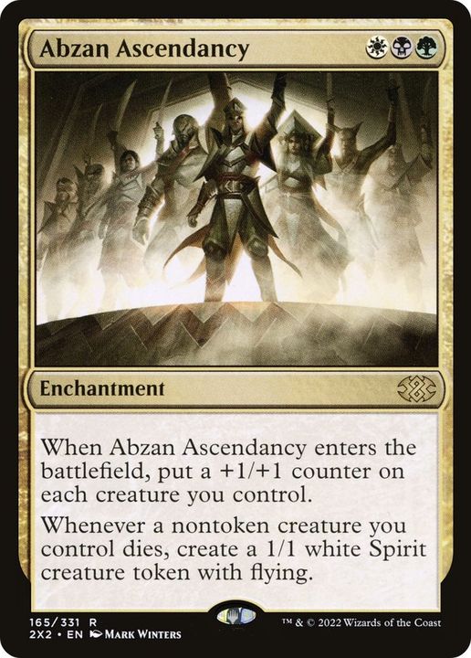 Abzan Ascendancy in the group Magic the Gathering / Types / Enchantment / Enchantment at Proxyprinters.com (46887)