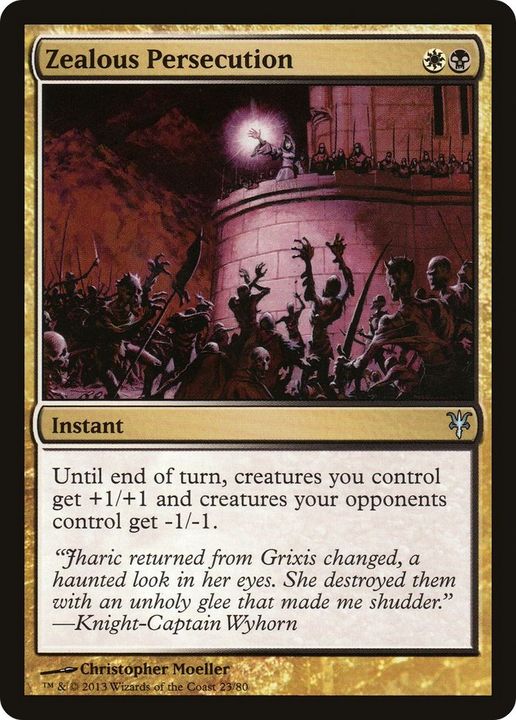 Zealous Persecution in the group Magic the Gathering / Types / Colors / Multicolors / B, W at Proxyprinters.com (46888)