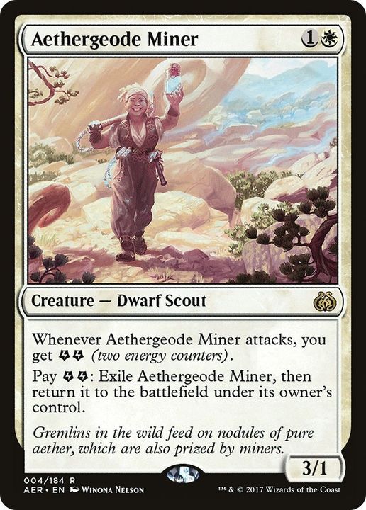 Aethergeode Miner in the group Magic the Gathering / Types / Colors / White at Proxyprinters.com (46893)