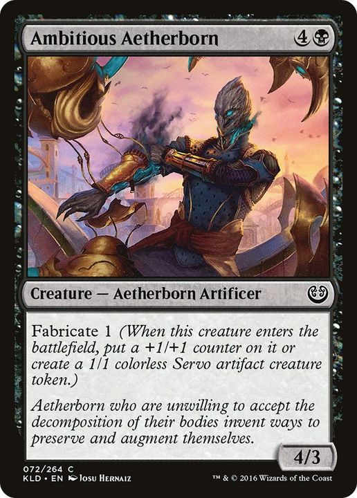 Ambitious Aetherborn in the group Magic the Gathering / Types / Colors / Black at Proxyprinters.com (46919)