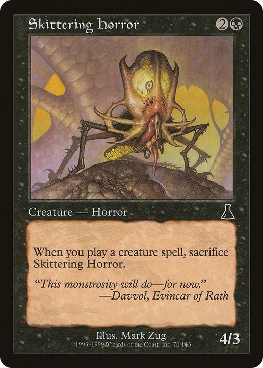 Skittering Horror in the group Magic the Gathering / Types / Colors / Black at Proxyprinters.com (46921)