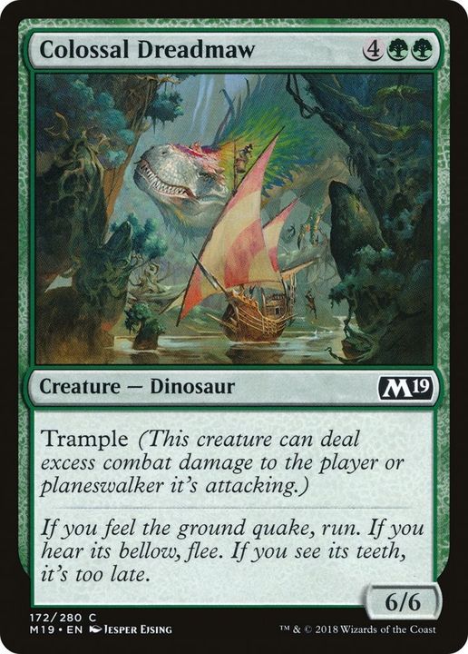 Colossal Dreadmaw in the group Magic the Gathering / Types / Colors / Green at Proxyprinters.com (46929)