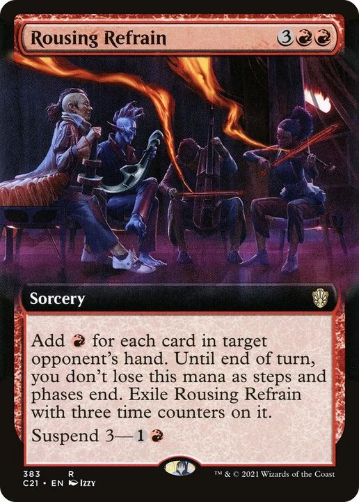 Rousing Refrain in the group Magic the Gathering / Sets / Commander 2021 at Proxyprinters.com (46933)